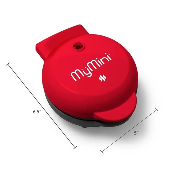 MyMini Deluxe Griddle, Red - Picture 8 of 8